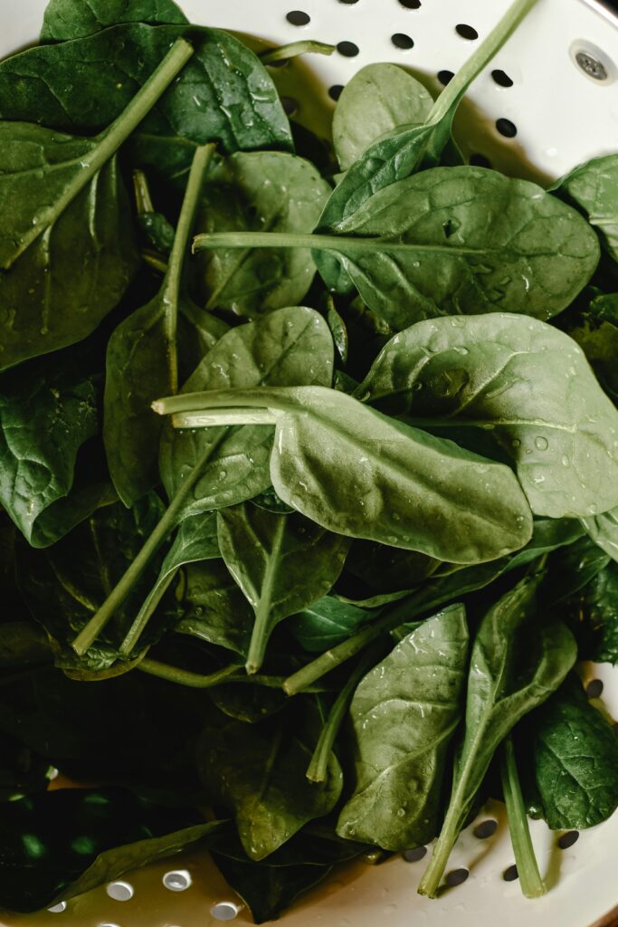 growing spinach